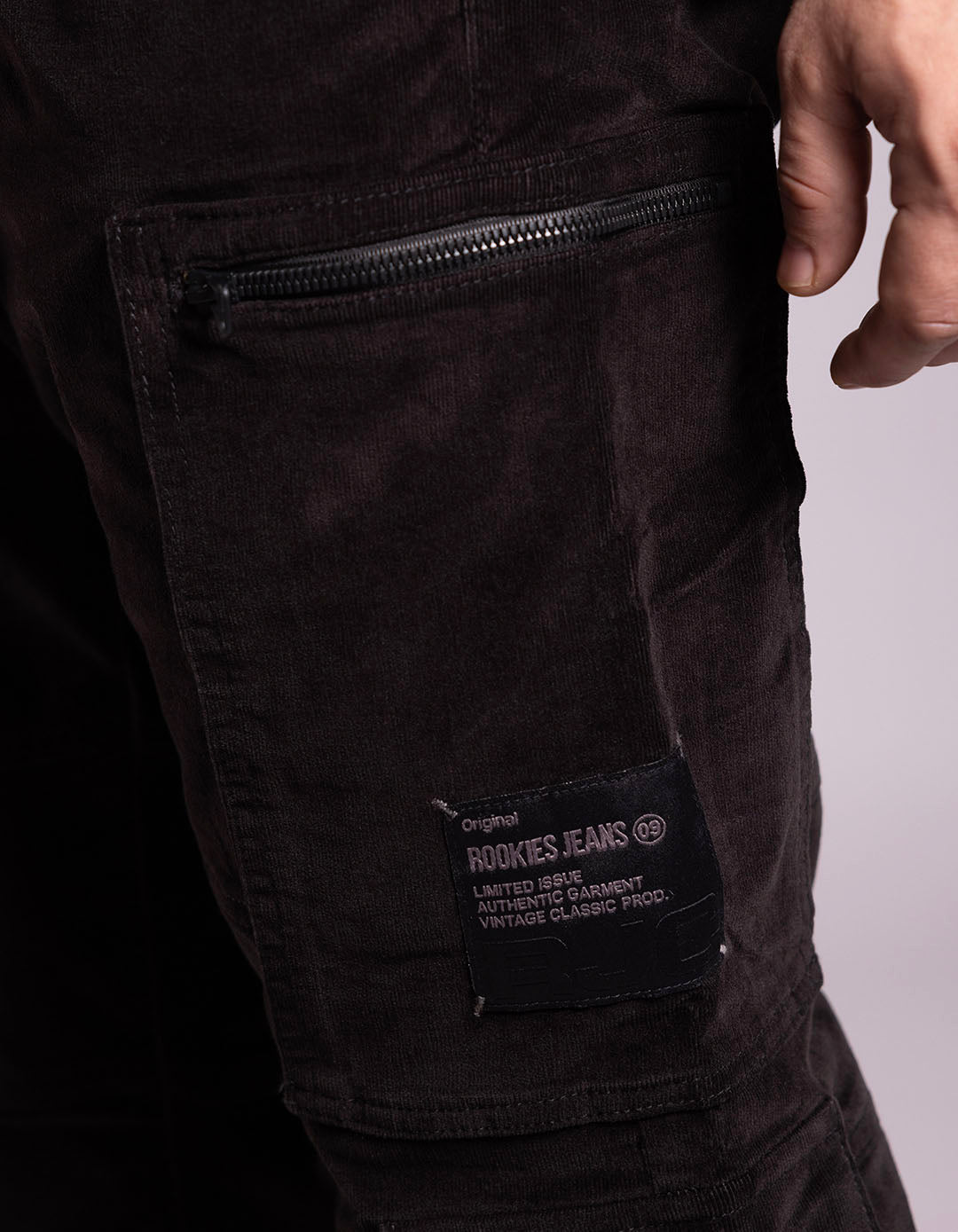 Black Regular Fit Cargo Pant